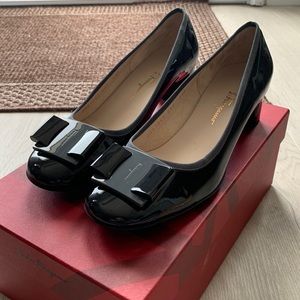Ferragamo Black Heels